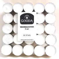 Gouda Waxinelichten 6 uur 50 stuks
